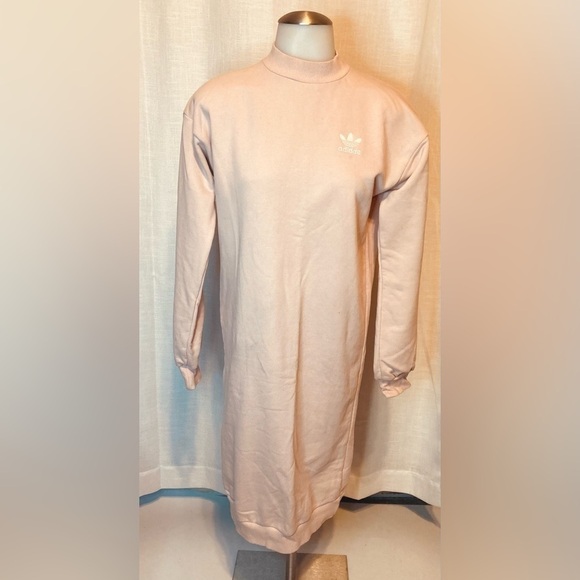 Size XS Sweatshirt dress adidas pastel pink - Picture 2 of 7
